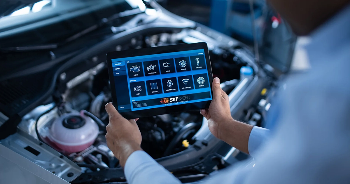 Car coding software screen